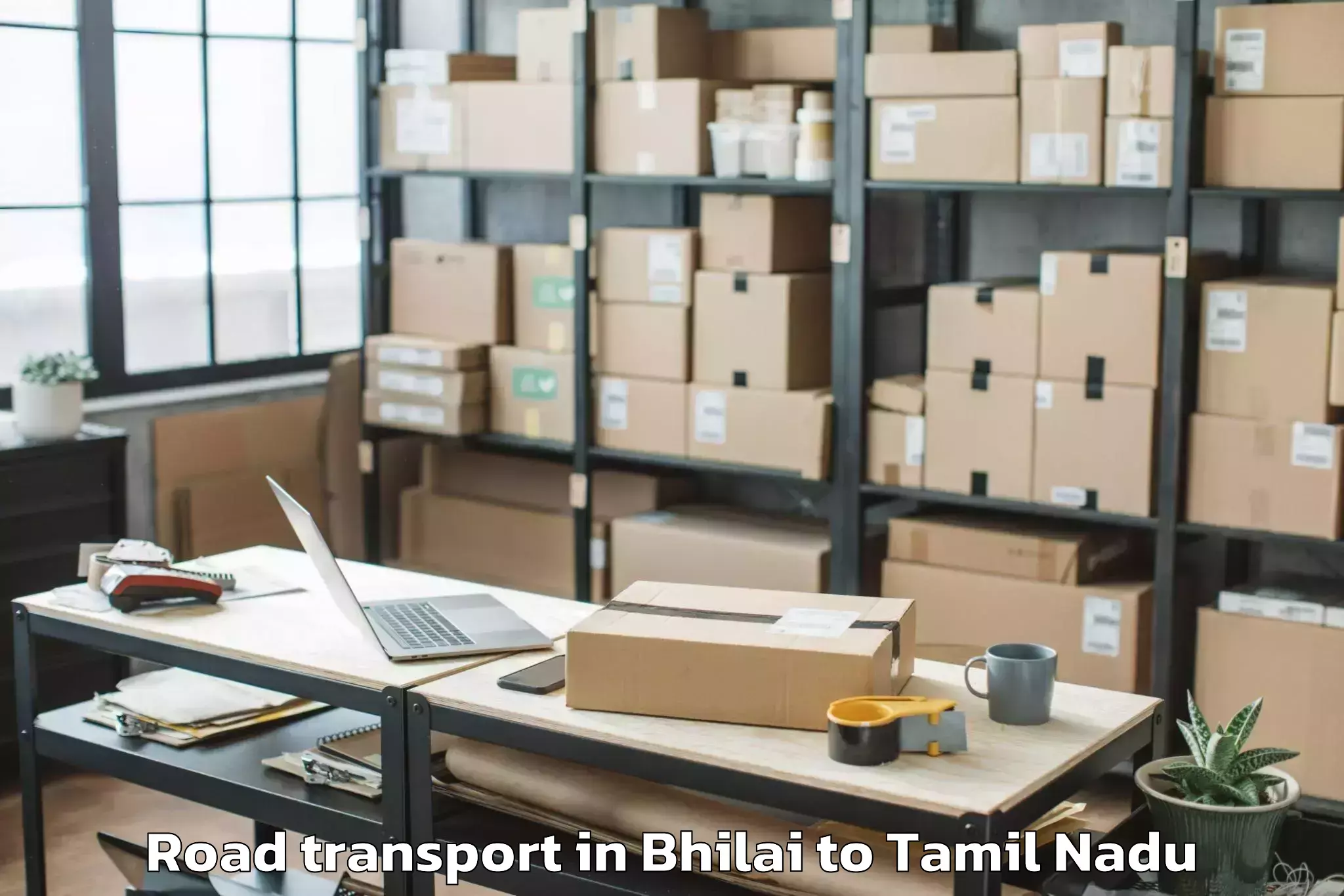 Book Your Bhilai to Udumalpet Road Transport Today